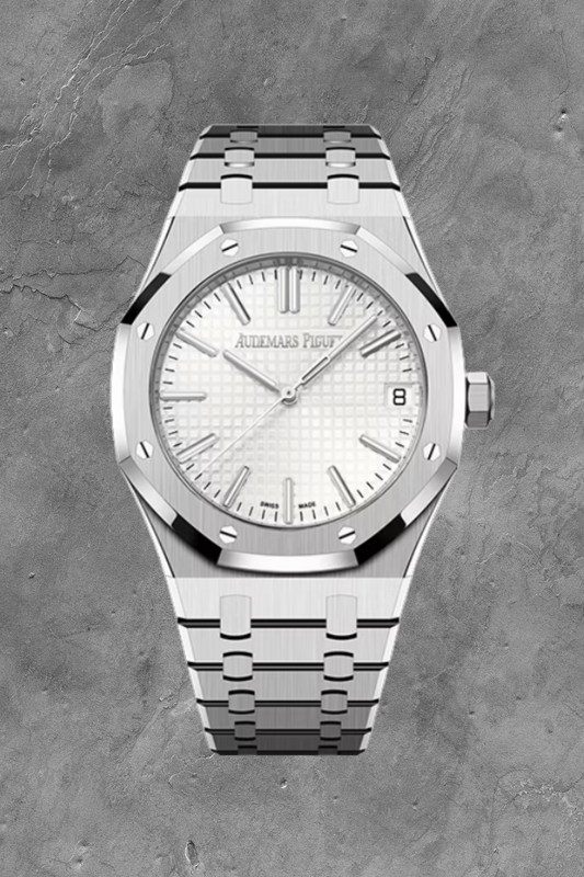 Royal Oak 41 Steel White Dial