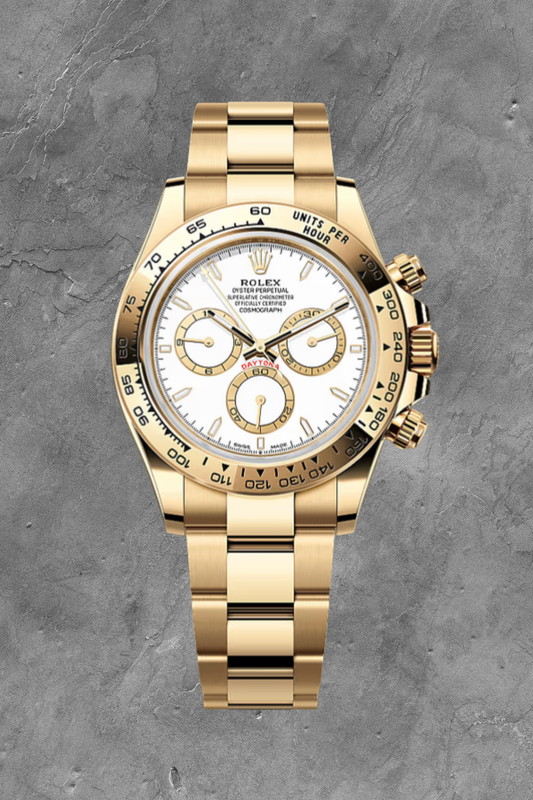 Cosmograph Daytona Yellow Gold White Dial