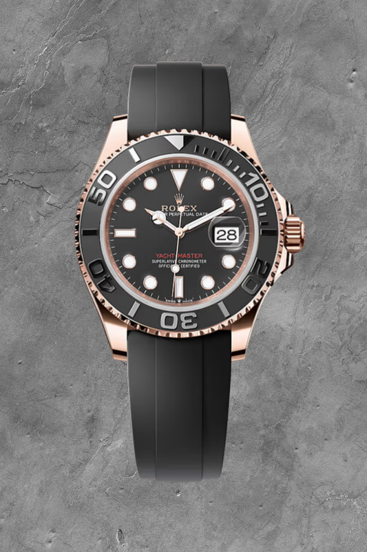 Yacht-Master 40 Everose Oysterflex Black