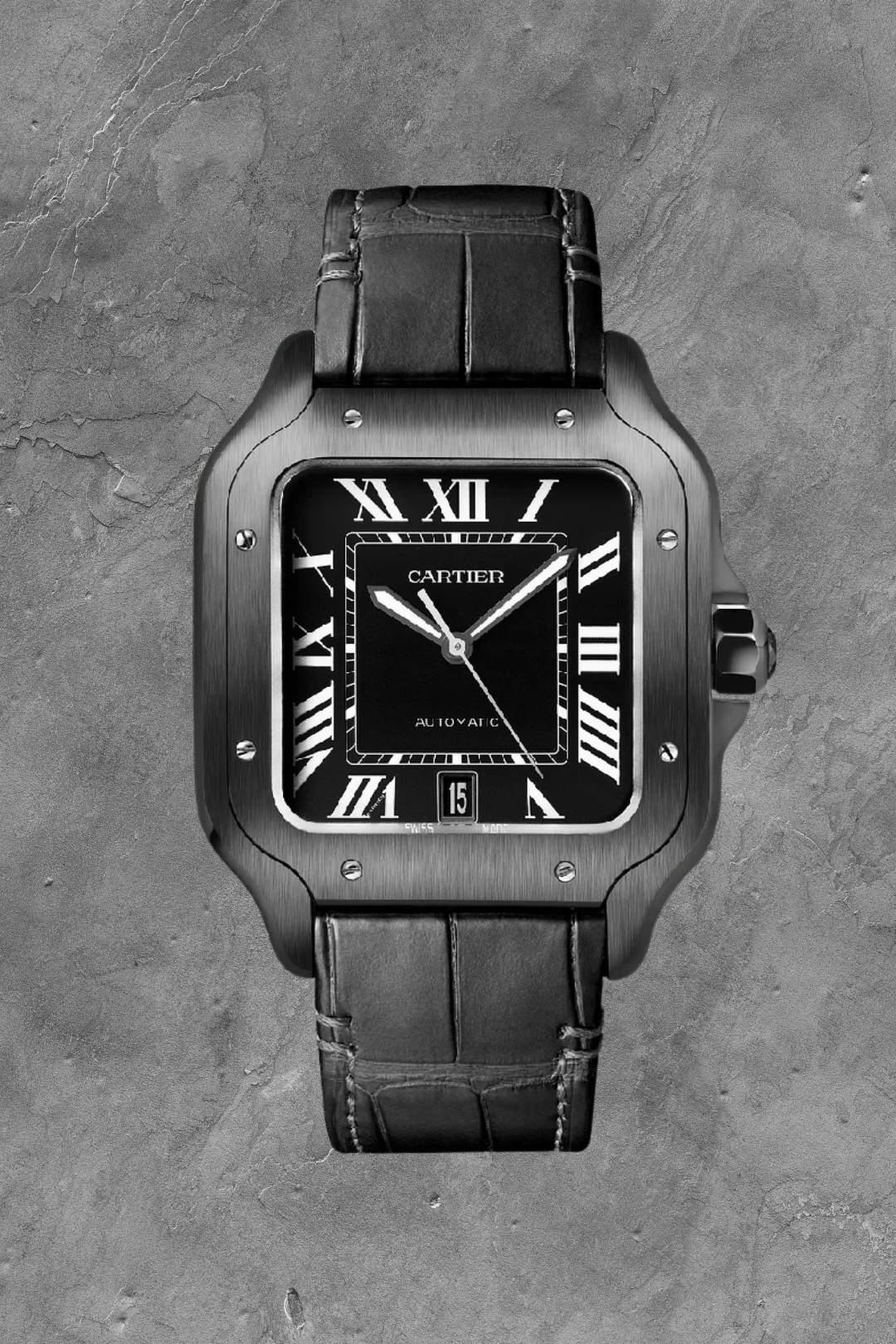 Santos De Cartier ADLC Black